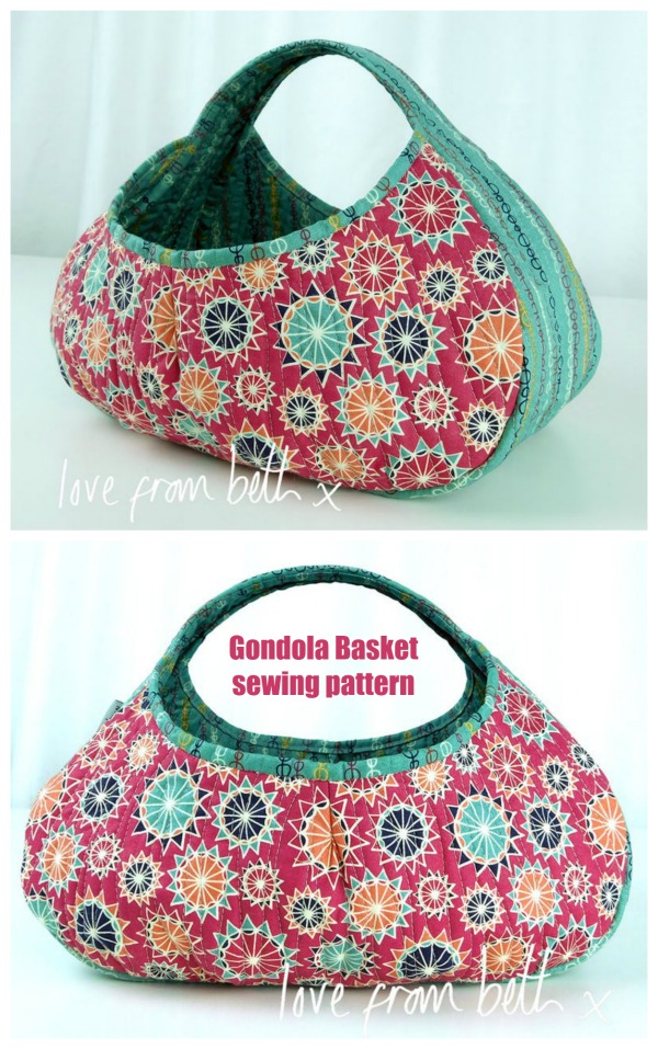 Gondola Basket sewing pattern