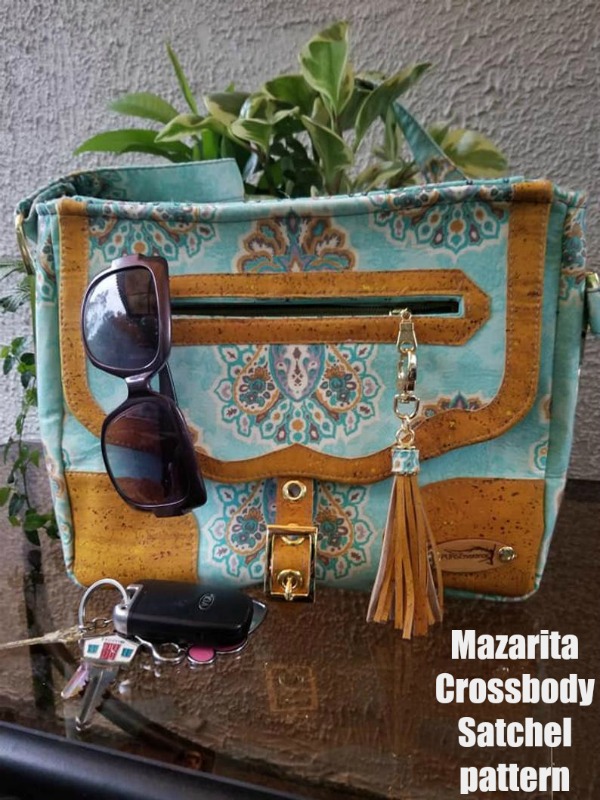 Mazarita Crossbody Satchel sewing pattern