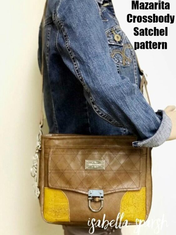 Mazarita Crossbody Satchel sewing pattern - Sew Modern Bags