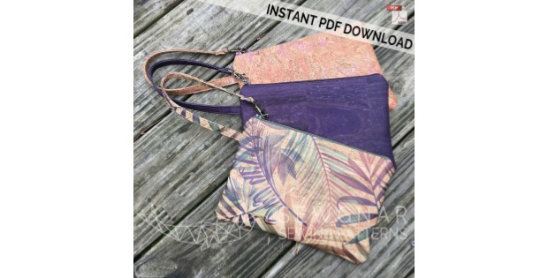Wristlet Clutch Bag sewing pattern - Sew Modern Bags
