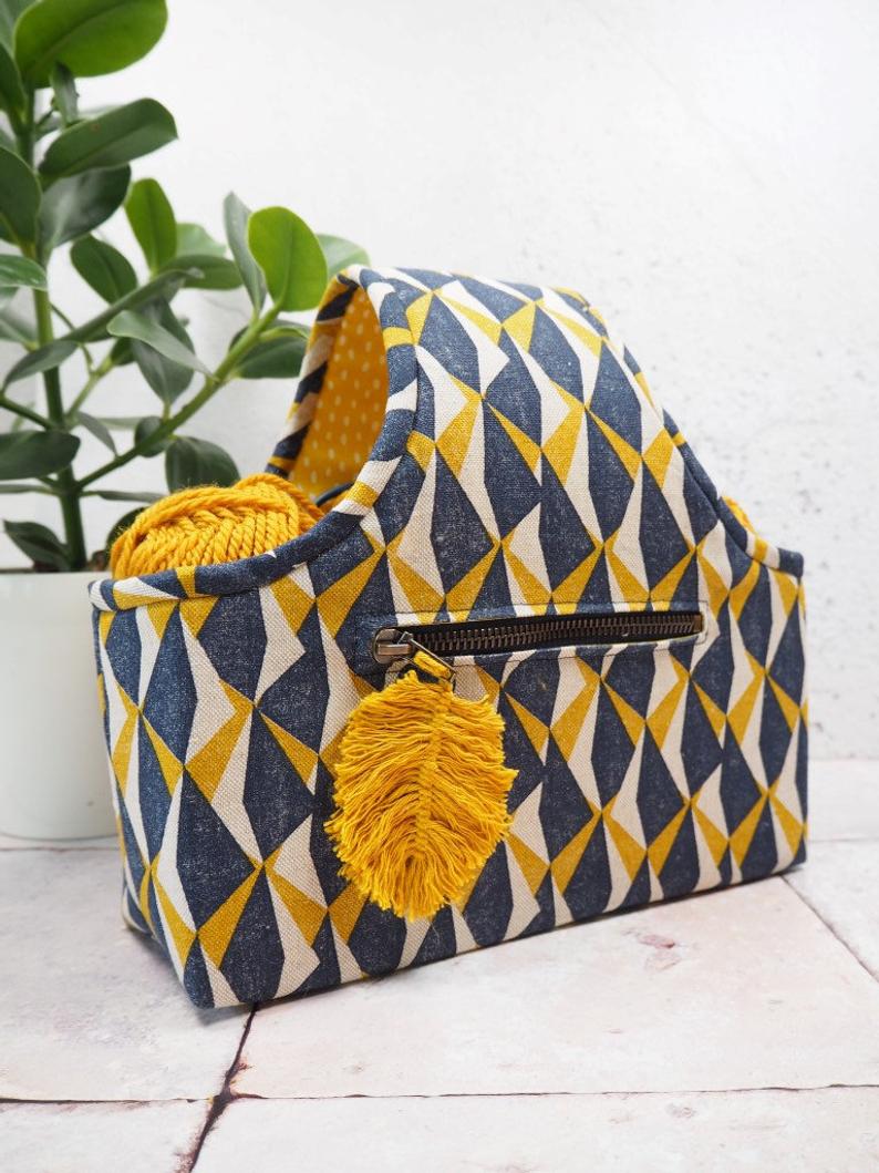 Kato Drawstring Project Bag pattern (with video) - Sew Modern Bags