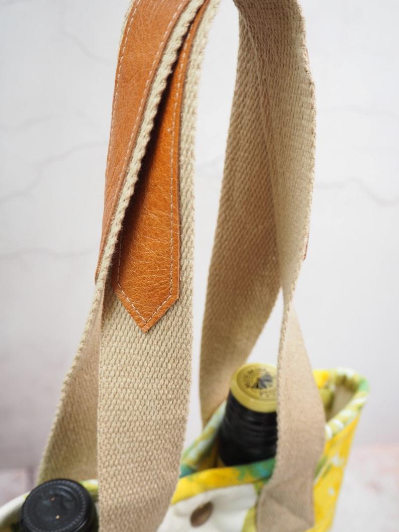 Wine tote and journal bag - Sew Modern Bags