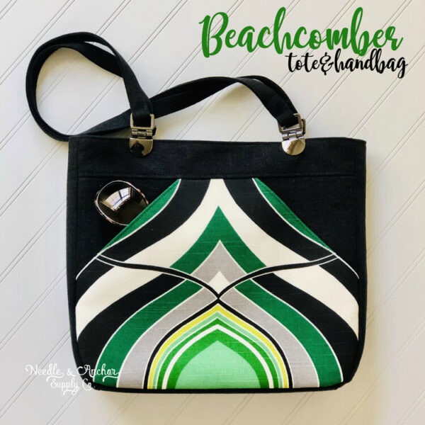 Sewing pattern for the Beachcomber Tote and Handbag (2 sizes), bags which are beautiful, classy and spacious!