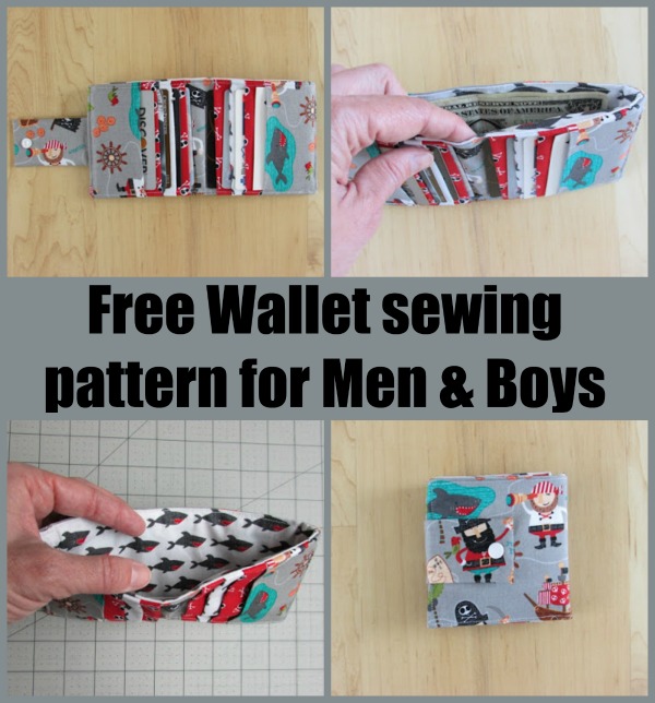 Download Free Wallet sewing pattern for Men and Boys - Sew Modern Bags