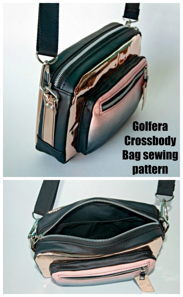 Golfera Crossbody Bag sewing pattern