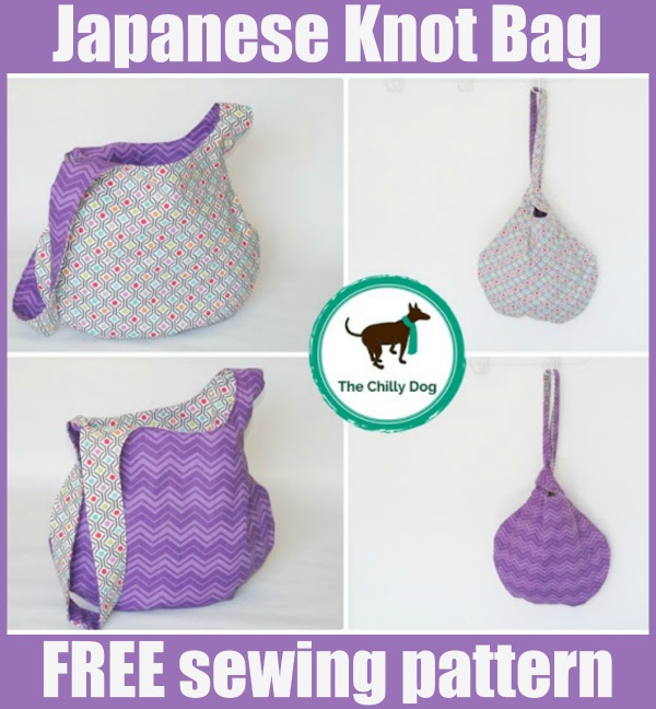 Japanese Knot Bag free sewing pattern