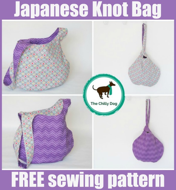 Japanese Knot Bag FREE sewing pattern (+ video) - Sew Modern Bags