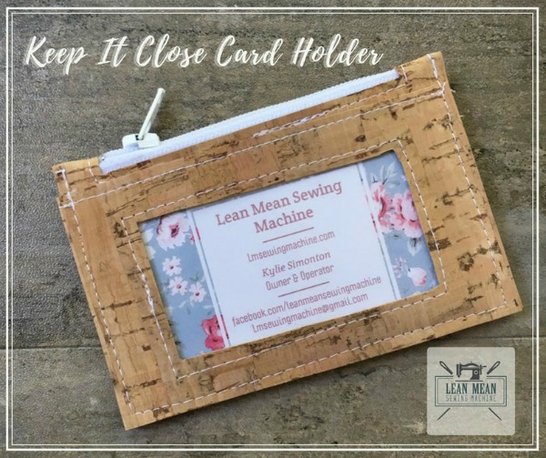 Keep It Close Card Holder sewing pattern