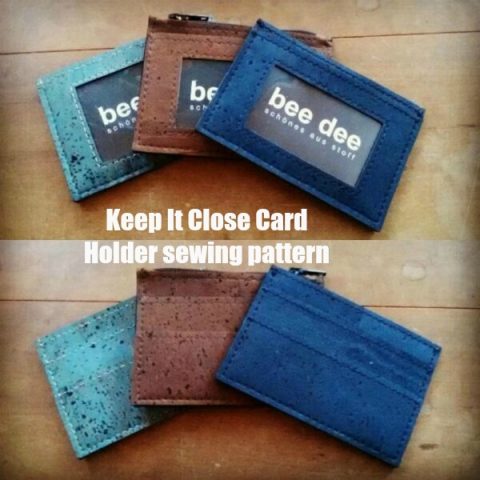 Keep It Close Card Holder sewing pattern - Sew Modern Bags