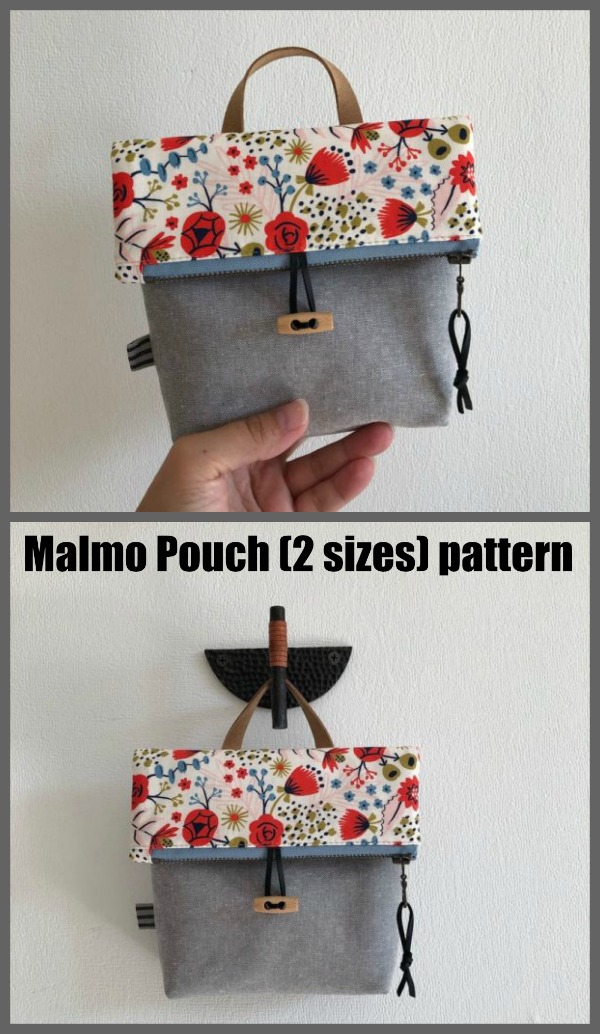 Malmo Pouch (2 sizes) sewing pattern