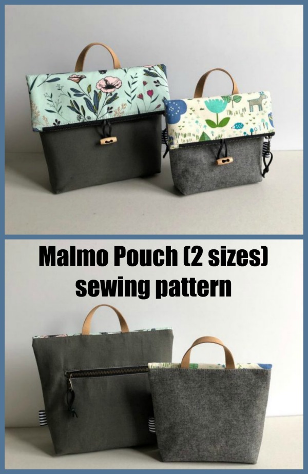 Malmo Pouch (2 sizes) sewing pattern