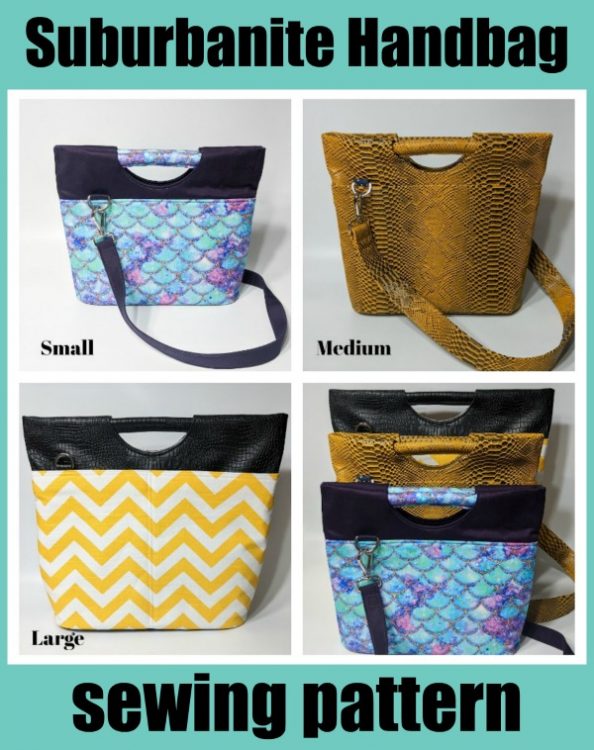 Suburbanite Handbag sewing pattern - Sew Modern Bags