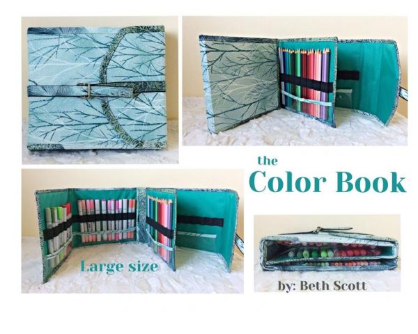 Color Book Art Storage (3 sizes) sewing pattern - Sew Modern Bags