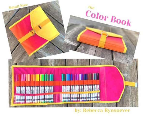 Color Book Art Storage (3 sizes) sewing pattern - Sew Modern Bags