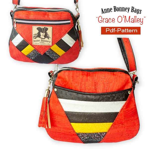 Grace O'Malley Crossbody Bag (with video) sewing pattern