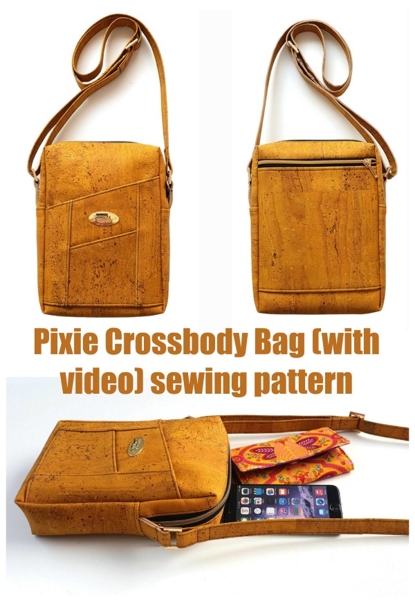 Pixie Crossbody Bag (with video) sewing pattern
