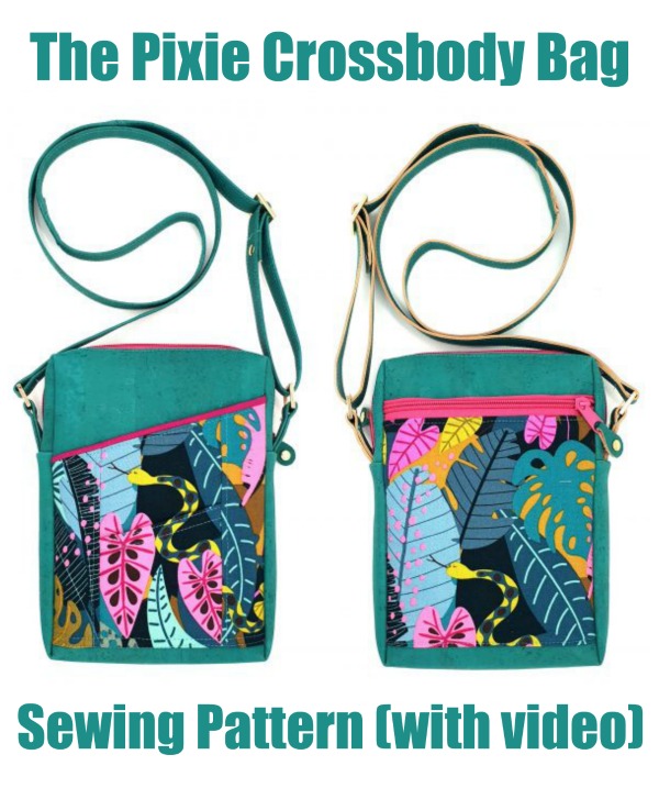 The Pixie Crossbody Bag (with video) sewing pattern