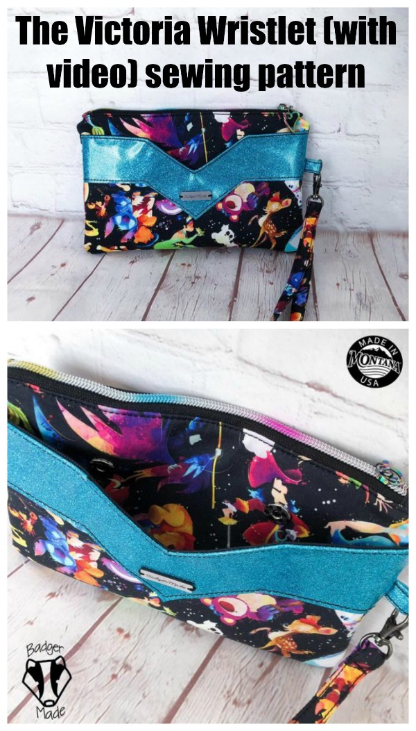 The Victoria Wristlet (with video) sewing pattern