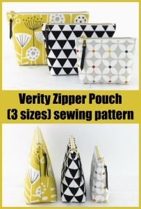 Verity Zipper Pouch (3 sizes) sewing pattern - Sew Modern Bags