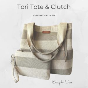 Tori Tote Bag and Clutch