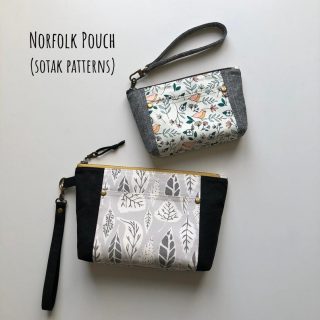 Norfolk Pouch (2 sizes) - Sew Modern Bags