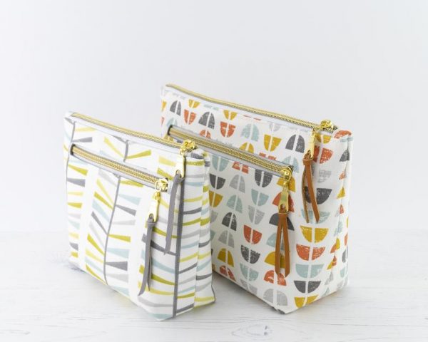 Sarys Zipper Pouches - Sew Modern Bags