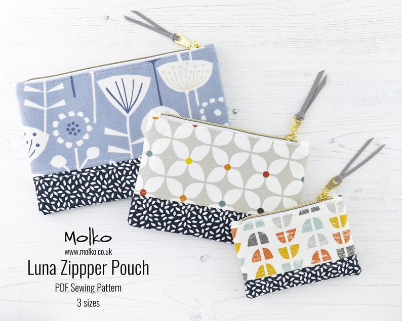 Quilted Barrel Pouch FREE sewing pattern - Sew Modern Bags