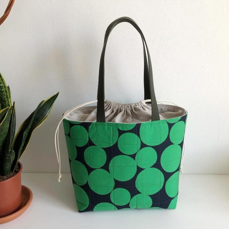 Lined Canvas Tote Bag - free pattern - Sew Modern Bags