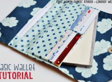 FREE Basic Wallet sewing tutorial