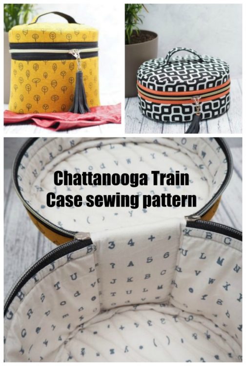 Chattanooga Train Case sewing pattern Sew Modern Bags