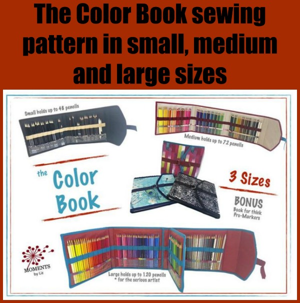 Color Book Art Storage (3 sizes) sewing pattern