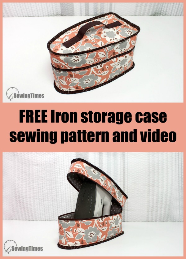 FREE Iron storage case sewing pattern and video