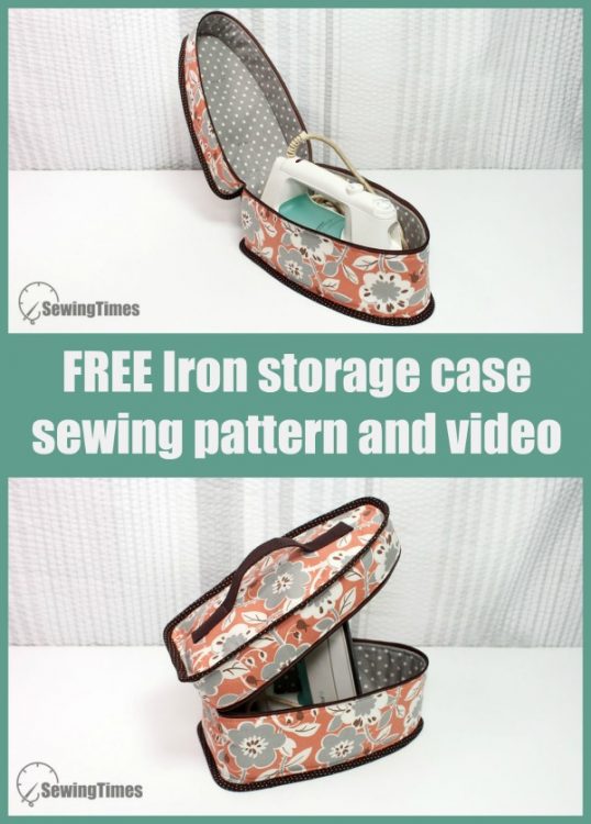 FREE Iron storage case sewing pattern and video - Sew Modern Bags