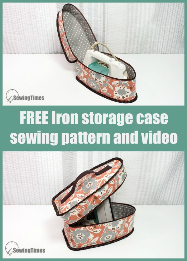 FREE Iron storage case sewing pattern and video