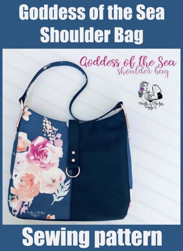 Goddess of the Sea Shoulder Bag sewing pattern