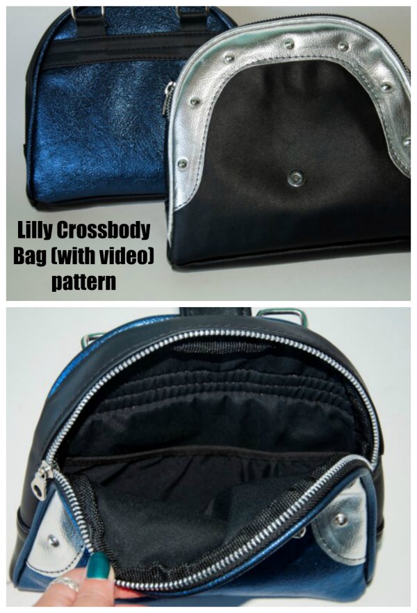Lilly Crossbody Bag (with video) sewing pattern