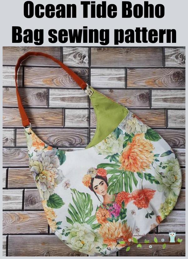 Ocean Tide Boho Bag sewing pattern