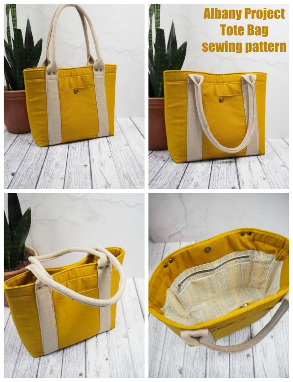 Albany Project Tote Bag sewing pattern