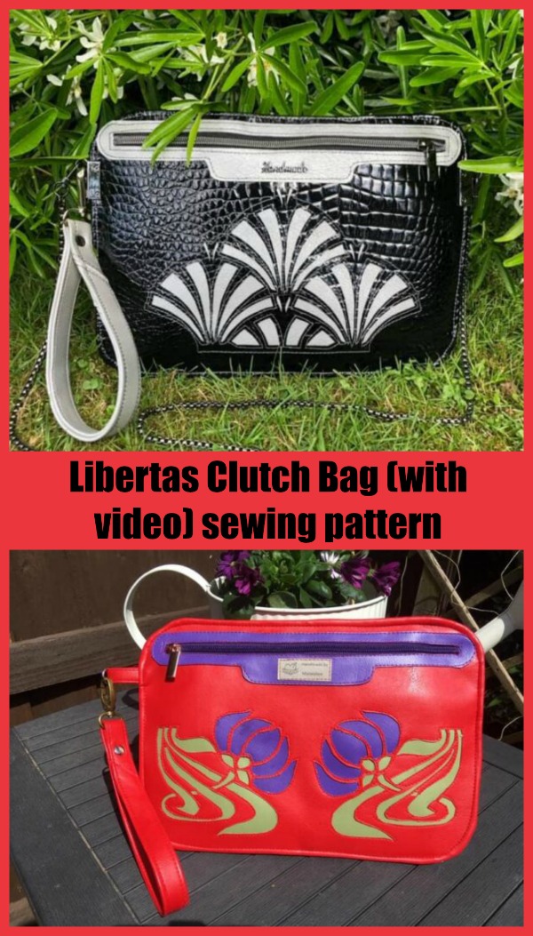 Libertas Clutch Bag (with video) sewing pattern