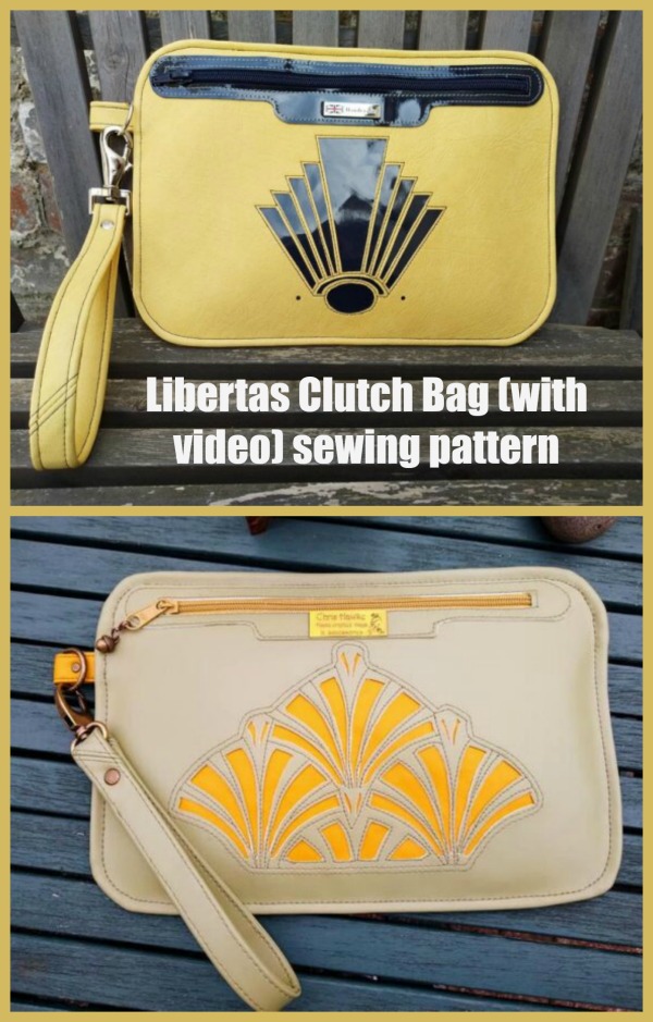 Libertas Clutch Bag (with video) sewing pattern