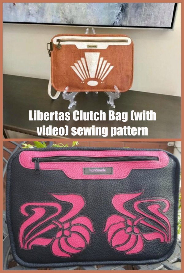 Libertas Clutch Bag (with video) sewing pattern