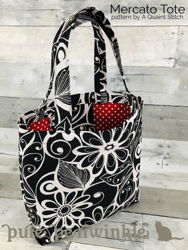 Mercato Tote Bag FREE sewing pattern