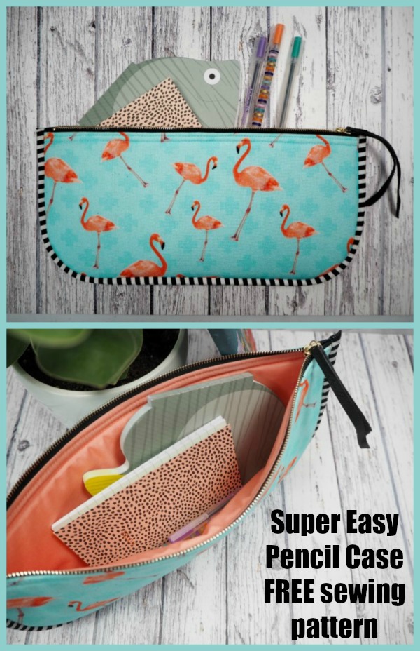 Pencil case sewing pattern hot sale