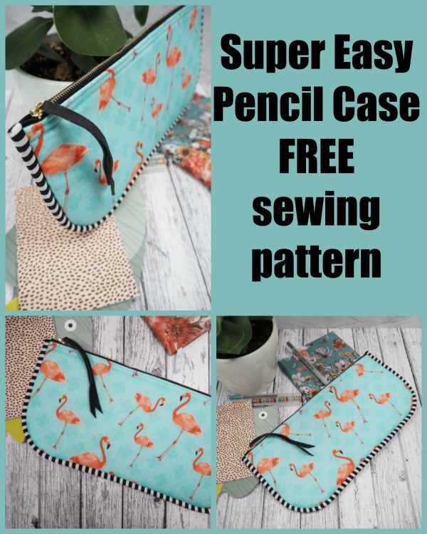 Super Easy Pencil Case FREE sewing pattern - Sew Modern Bags