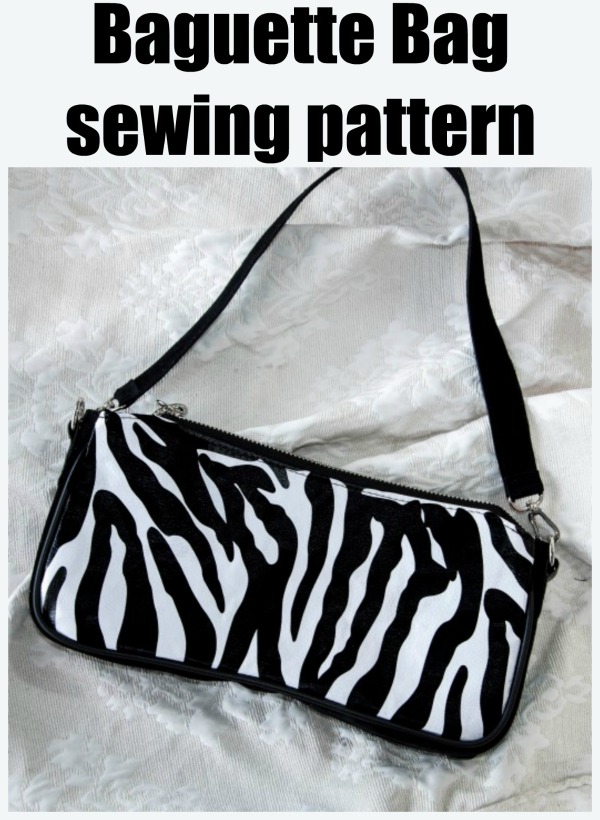 How to Sew a Baguette Bag - free sewing pattern for a small purse!