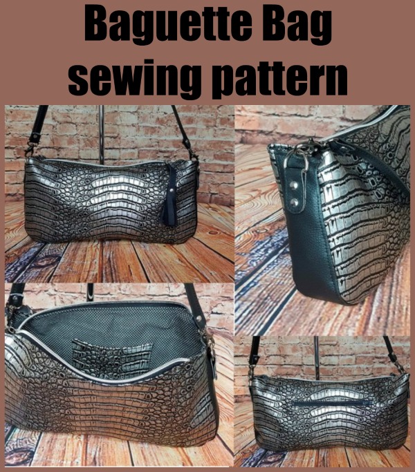 How to Sew a Baguette Bag: free sewing pattern for a small purse!