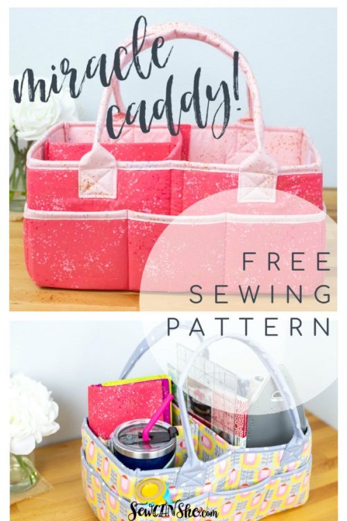 Miracle Caddy FREE sewing pattern Sew Modern Bags