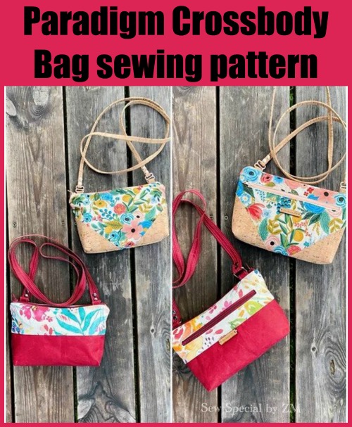 Paradigm Crossbody Bag sewing pattern