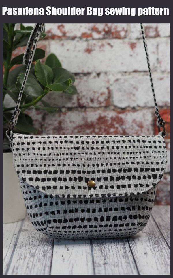 Pasadena Shoulder Bag sewing pattern