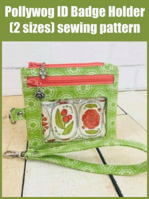 Pollywog ID Badge Holder (2 sizes) sewing pattern